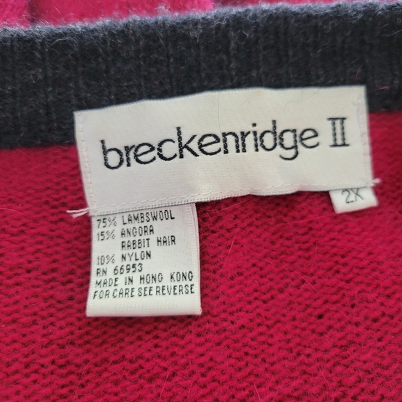 Checkerboard Cardigan Sweater • Breckenridge II • Size 2X - Picture 4 of 4